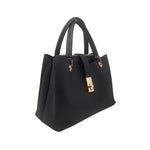 Cartera satchel Olivia para mujer color negro