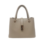 Cartera satchel Olivia para mujer color taupe
