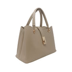 Cartera satchel Olivia para mujer color taupe