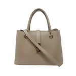 Cartera satchel Olivia para mujer color taupe
