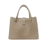 Cartera satchel Olivia para mujer color taupe