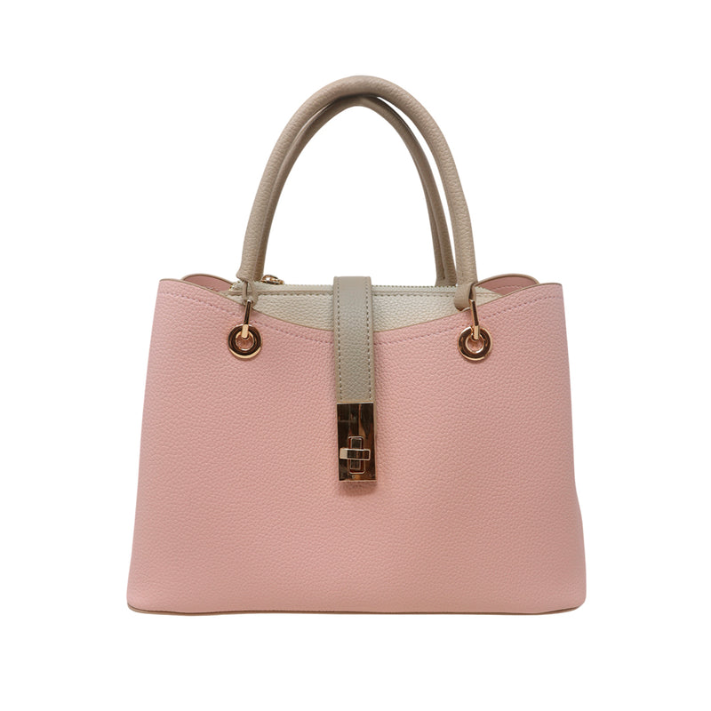 Cartera satchel Olivia para mujer color morado