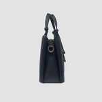 Cartera satchel Lenny para mujer color negro