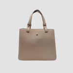 Cartera satchel Lenny para mujer color taupe