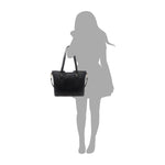 Cartera tote Tana para mujer color negro