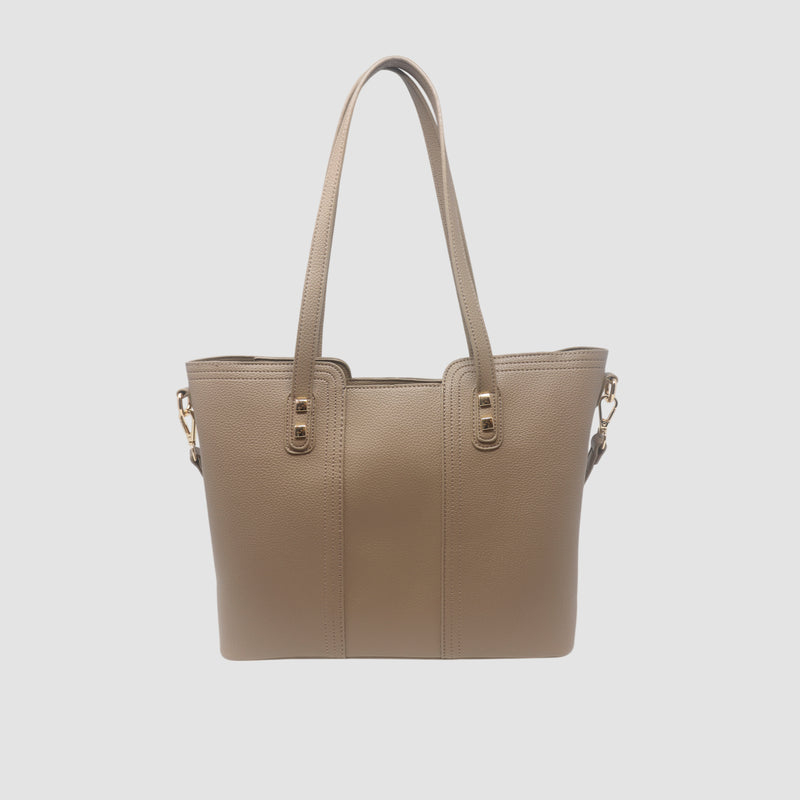 Cartera tote Tana para mujer color taupe