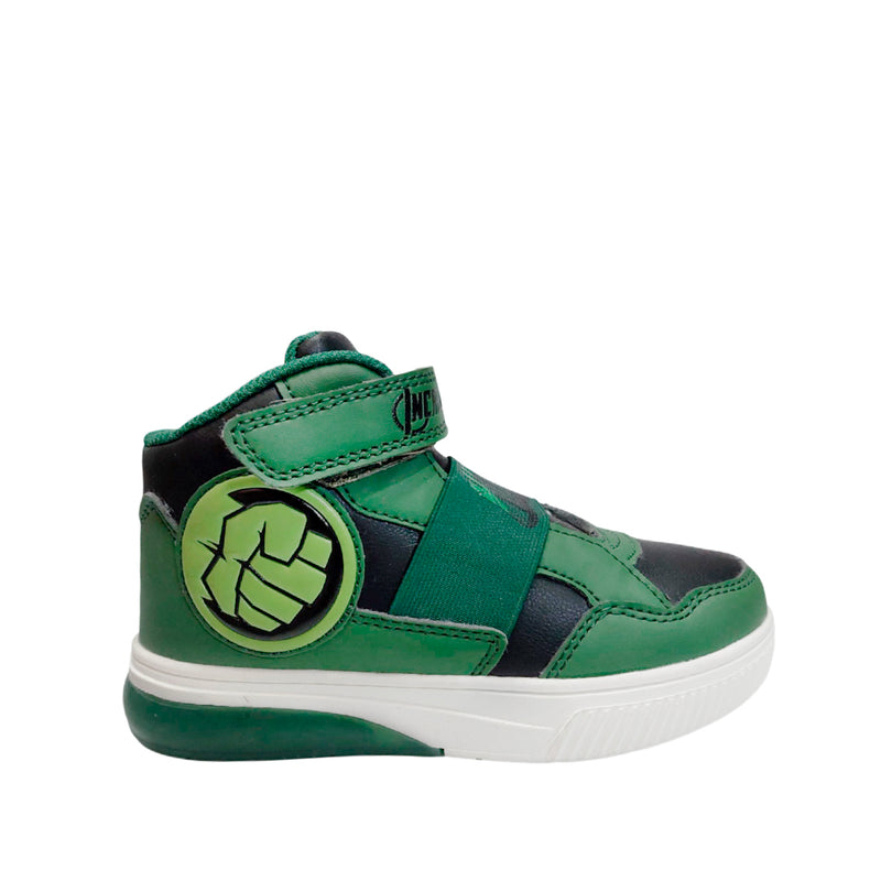 Botas Hulk para niño color verde