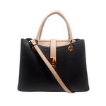 Cartera satchel Olivia para mujer color negro
