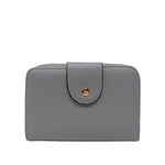 Billetera Carrie para mujer color gris