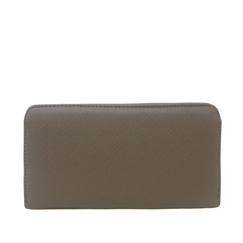 Billetera Alexa para mujer color taupe