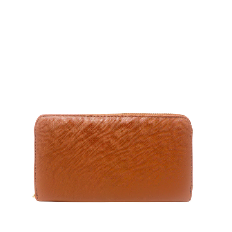 Billetera Alexa para mujer color tan