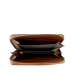 Billetera Alexa para mujer color tan