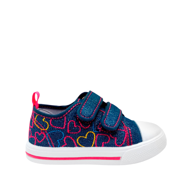 Canvas Miranda para niña color denim