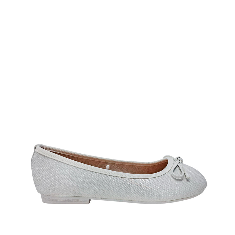 Ballerinas Ivonne para niña color blanco