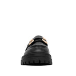 Mocasines Blanca para mujer color negro