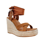 Sandalias de plataforma Lynet para mujer color beige