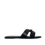 Sandalias flats Mia para mujer color negro