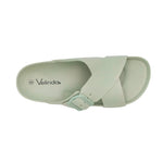 Sandalias flats Milan para mujer color verde