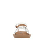 Sandalias flats Sarita para niña color blanco