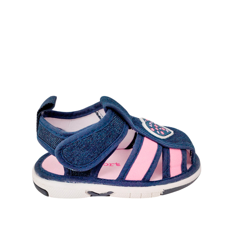 Canvas Marce para niña color denim