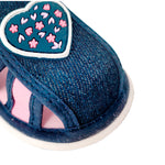 Canvas Marce para niña color denim