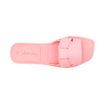 Sandalias flats Nina para mujer color rosado