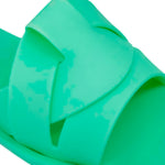 Sandalias flats Nina para mujer color verde