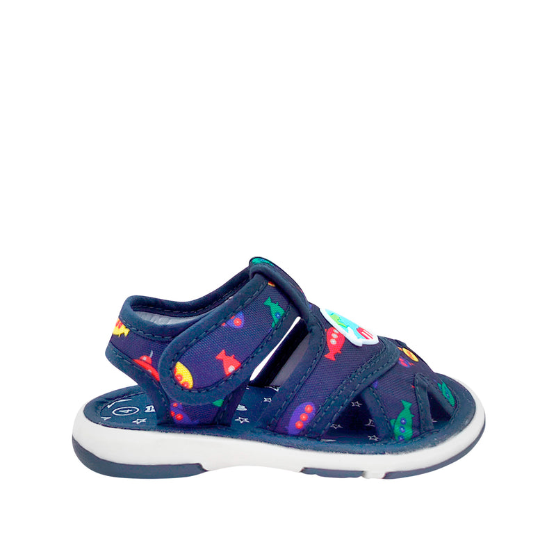 Canvas Romeo para infante color navy