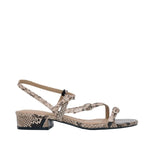 Sandalias de tacón Mel para mujer color gris