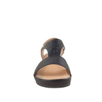 Sandalias de cuña Roxy para mujer color negro