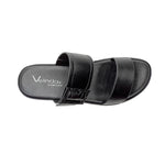 Sandalias flats Veronica para mujer color negro