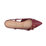 Tacones Elisa para mujer color vino