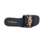 Sandalias slip on Miry para mujer color negro