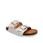 Sandalias flats Beatriz para niña color blanco