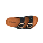 Sandalias flats Beatriz para niña color negro