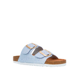 Sandalias flats Beatriz para niña color celeste