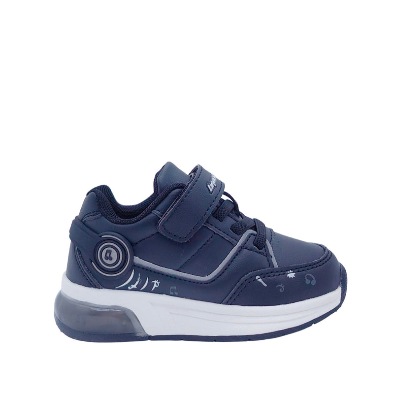 Tennis con luces Henry para infante color negro