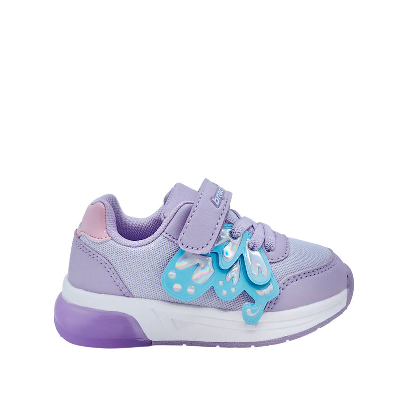 Tennis con luces Kelly para infante color lila