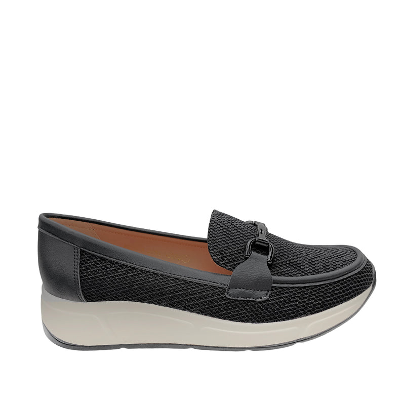 Mocasines Brenda para mujer color negro