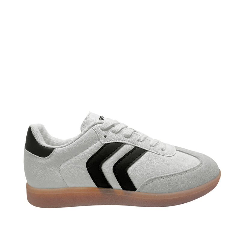Sneakers Lamba para mujer color blanco y negro