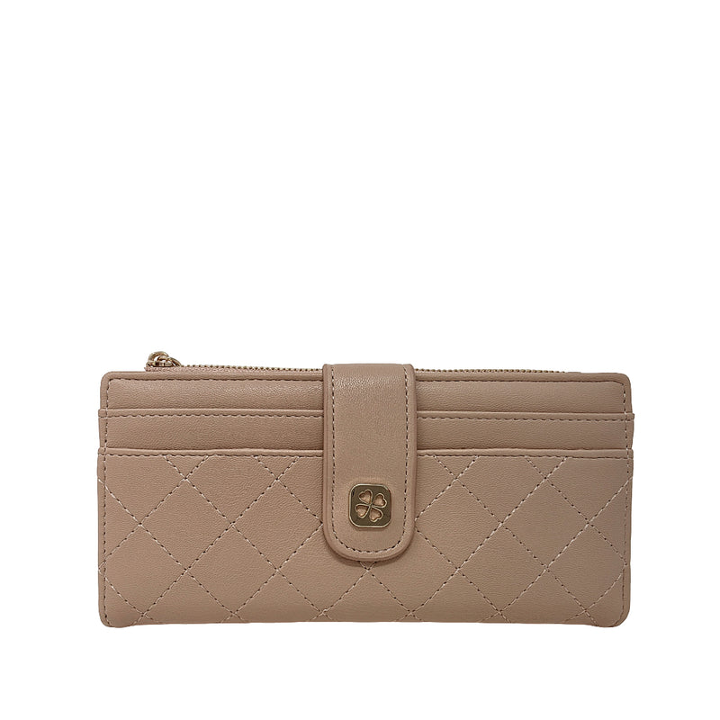 Billetera Lily para mujer color blush