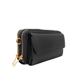 Billetera Lara para mujer color negro