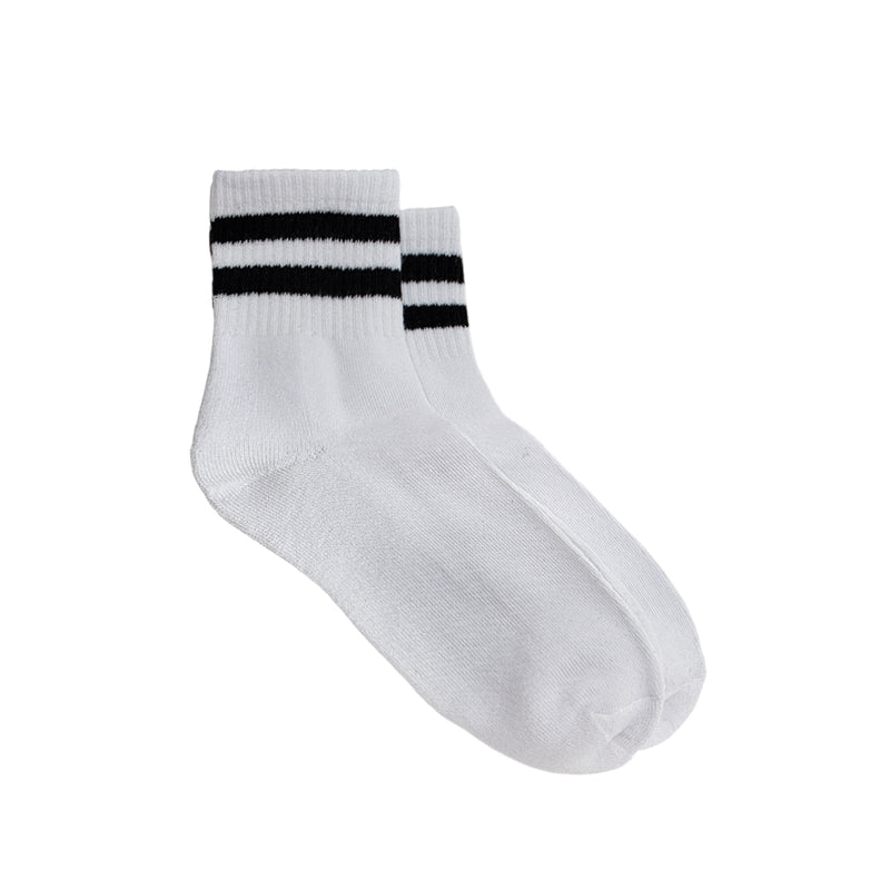 Calcetines Depraya (2 Pack) unisex color blanco y negro