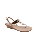 Sandalias de tacón Lisa para mujer color nude