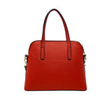 Cartera satchel Paola para mujer color rojo