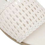 Sandalias flats Betty para mujer color blanco