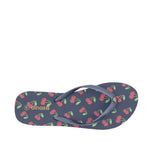 Sandalias Flats Karina para mujer color azul