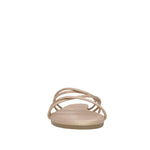 Sandalias flats Katie para mujer color dorado