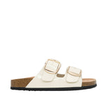 Sandalias flats Mirka para mujer color hueso