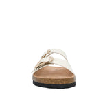 Sandalias flats Mirka para mujer color hueso